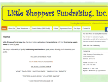 Tablet Screenshot of littleshoppersfundraising.com